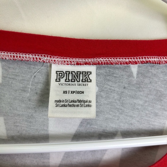 Victoria's Secret Pink Red and Black Women's  Ohio Jersey - Picture 2 of 5